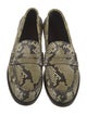 Closed Snakeskin Animal Print Loafers