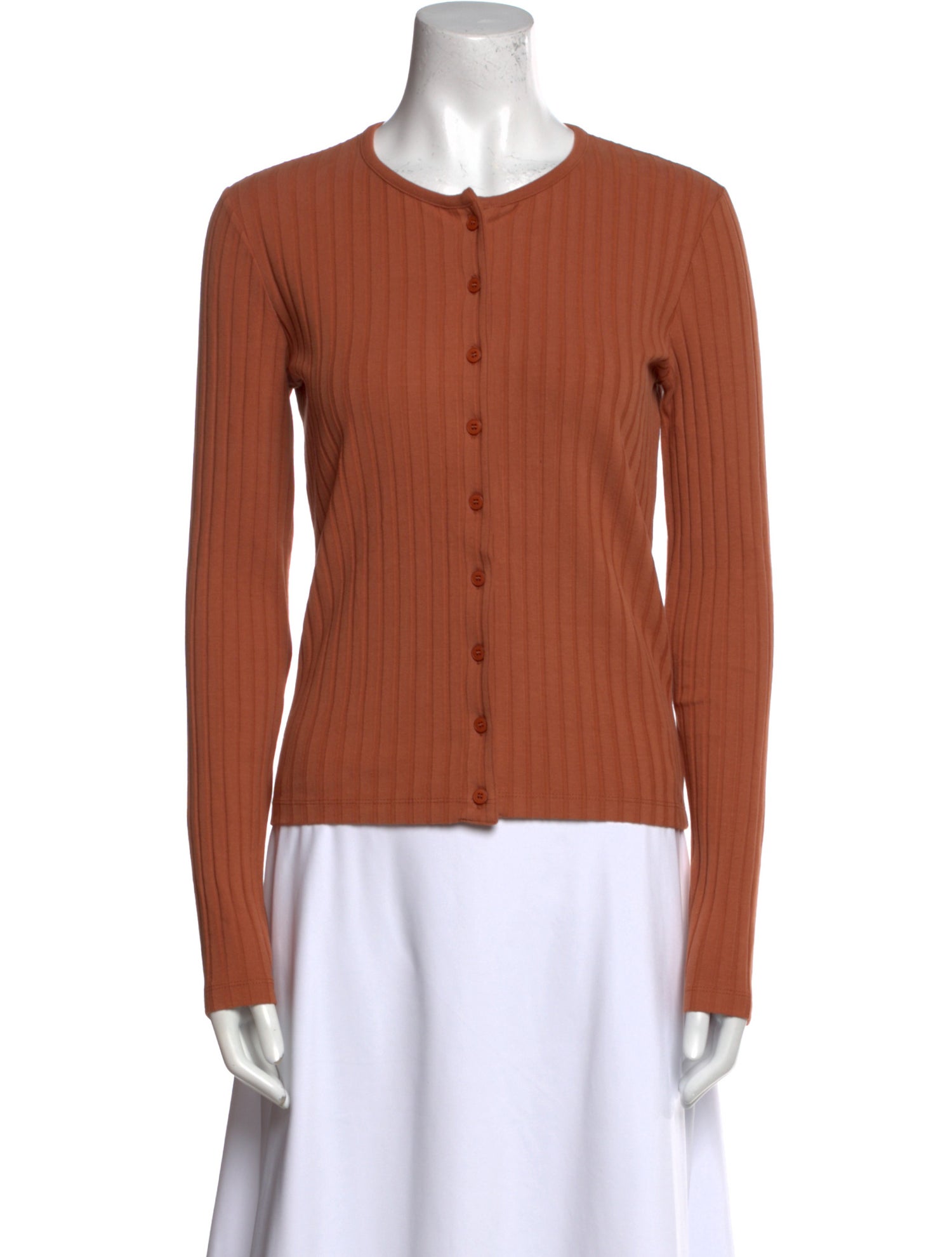 Closed Crew Neck Long Sleeve Top