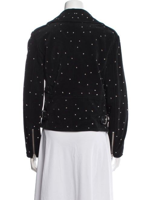 Closed Suede Printed Biker Jacket