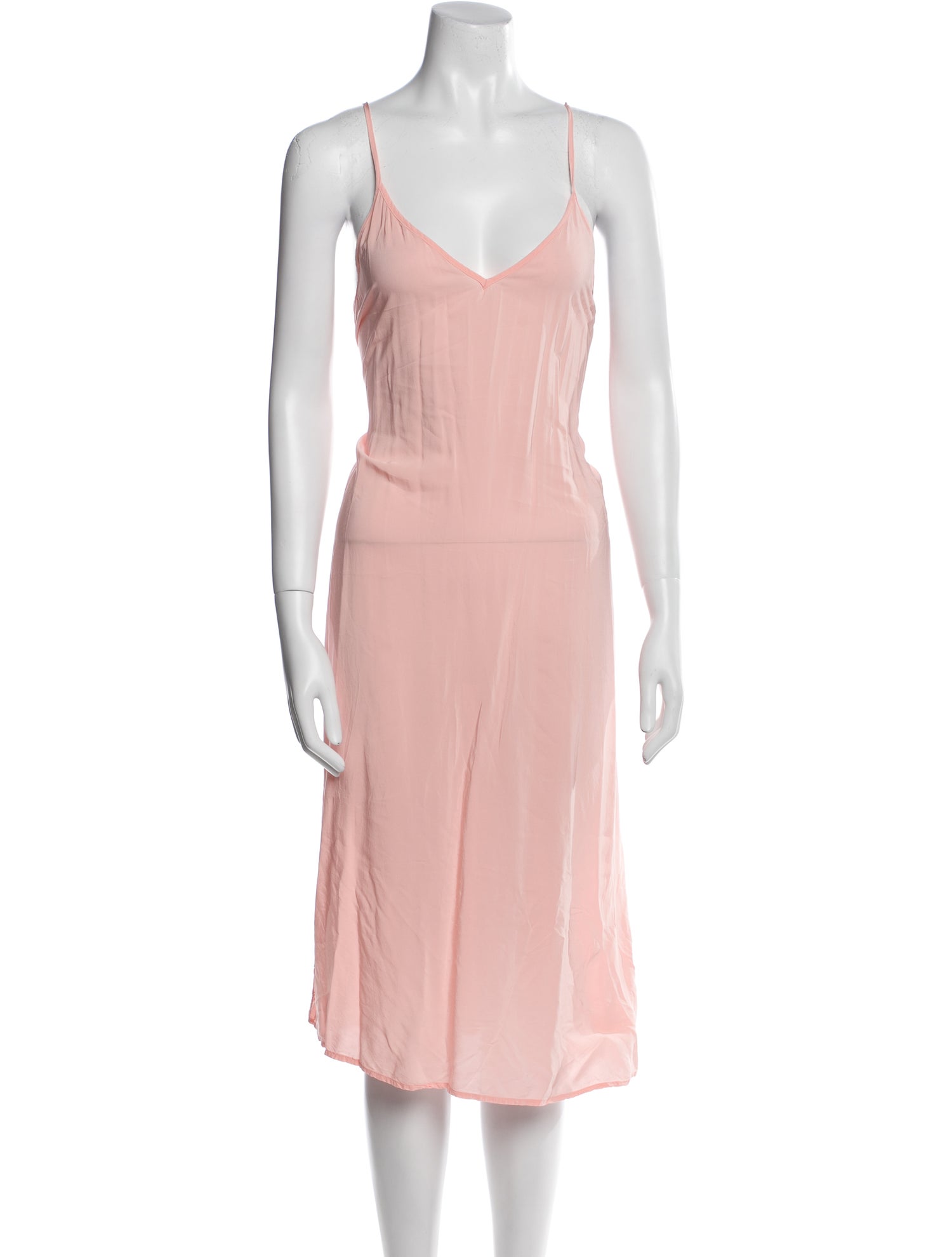 Closed V-Neck Mini Dress