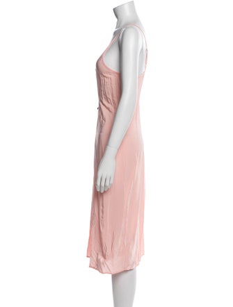 Closed V-Neck Mini Dress