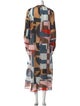 Closed Printed Long Dress
