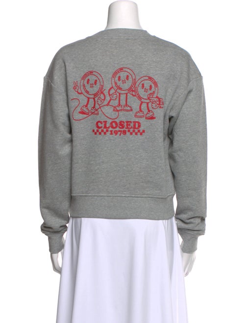 Closed Graphic Print Crew Neck Sweatshirt