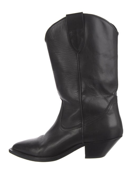 Closed Leather Western Boots