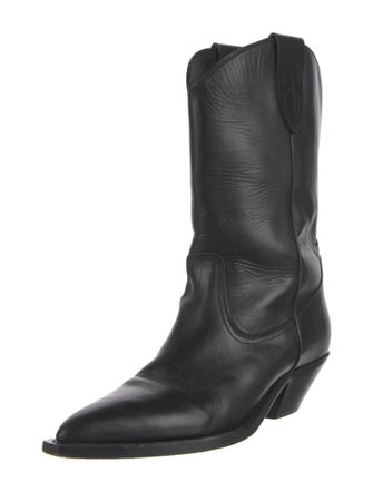 Closed Leather Western Boots