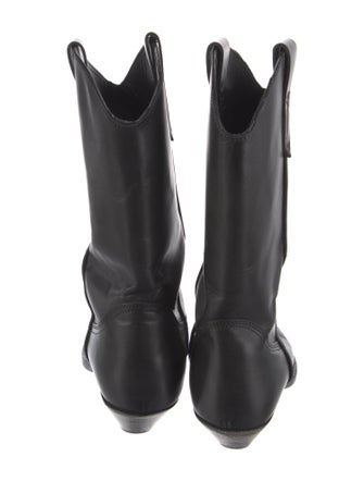 Closed Leather Western Boots