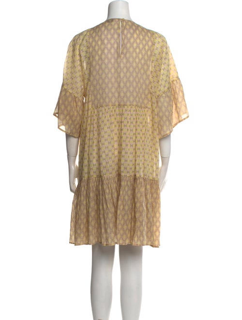 Closed Printed Mini Dress