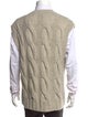 Closed Wool Colorblock Pattern Sweater Vest