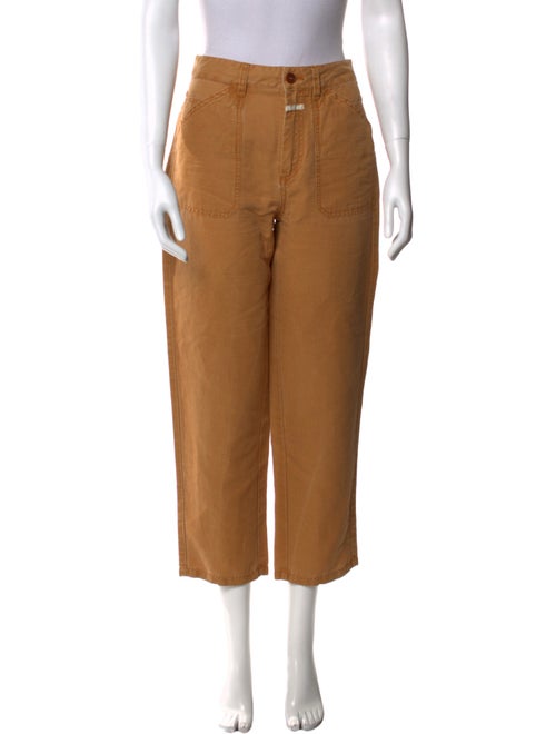 Closed Linen Straight Leg Pants