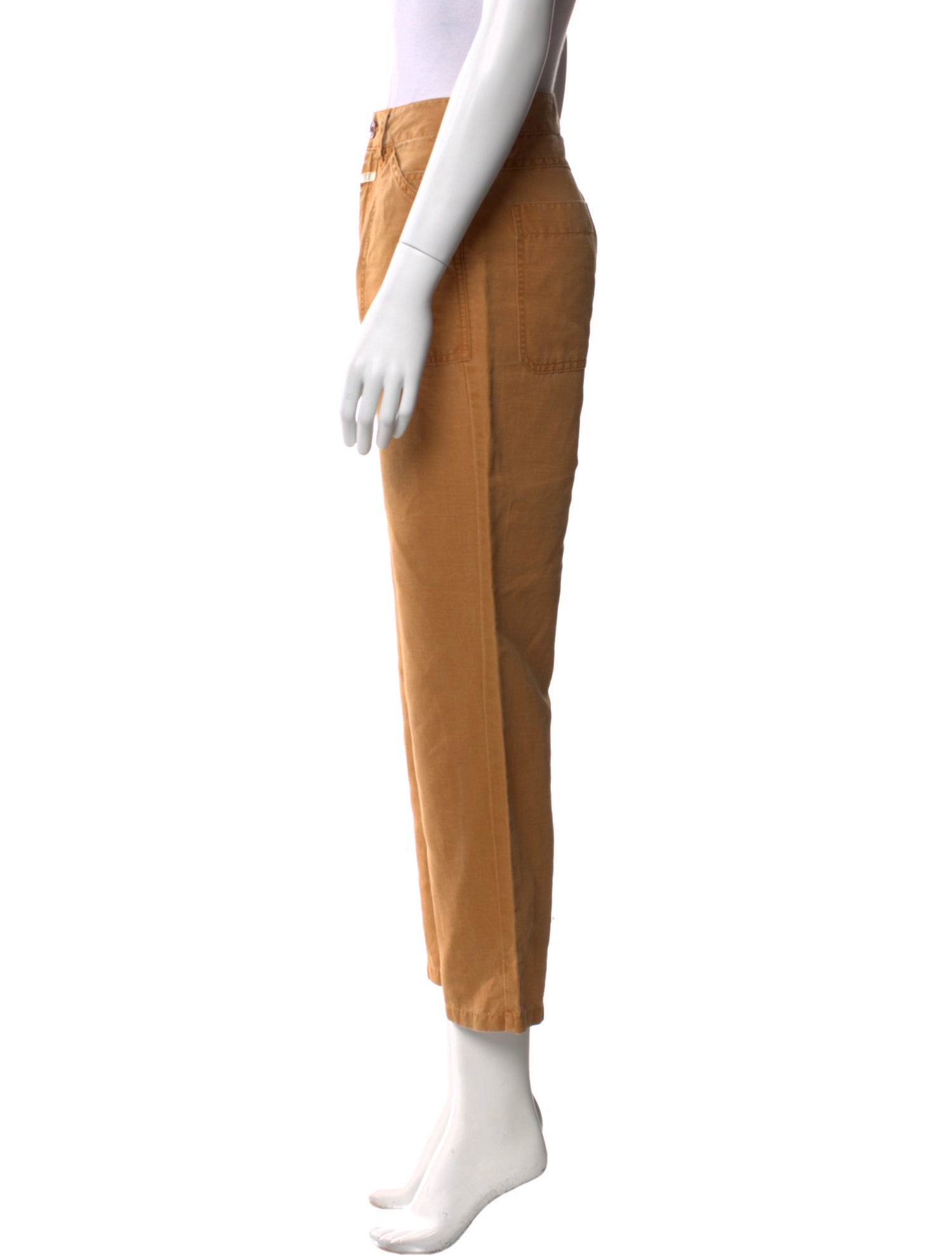 Closed Linen Straight Leg Pants