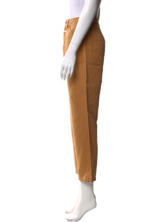 Closed Linen Straight Leg Pants