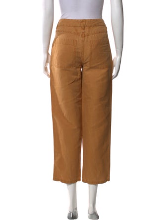 Closed Linen Straight Leg Pants
