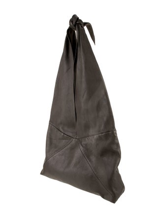 Closed Leather Backpack