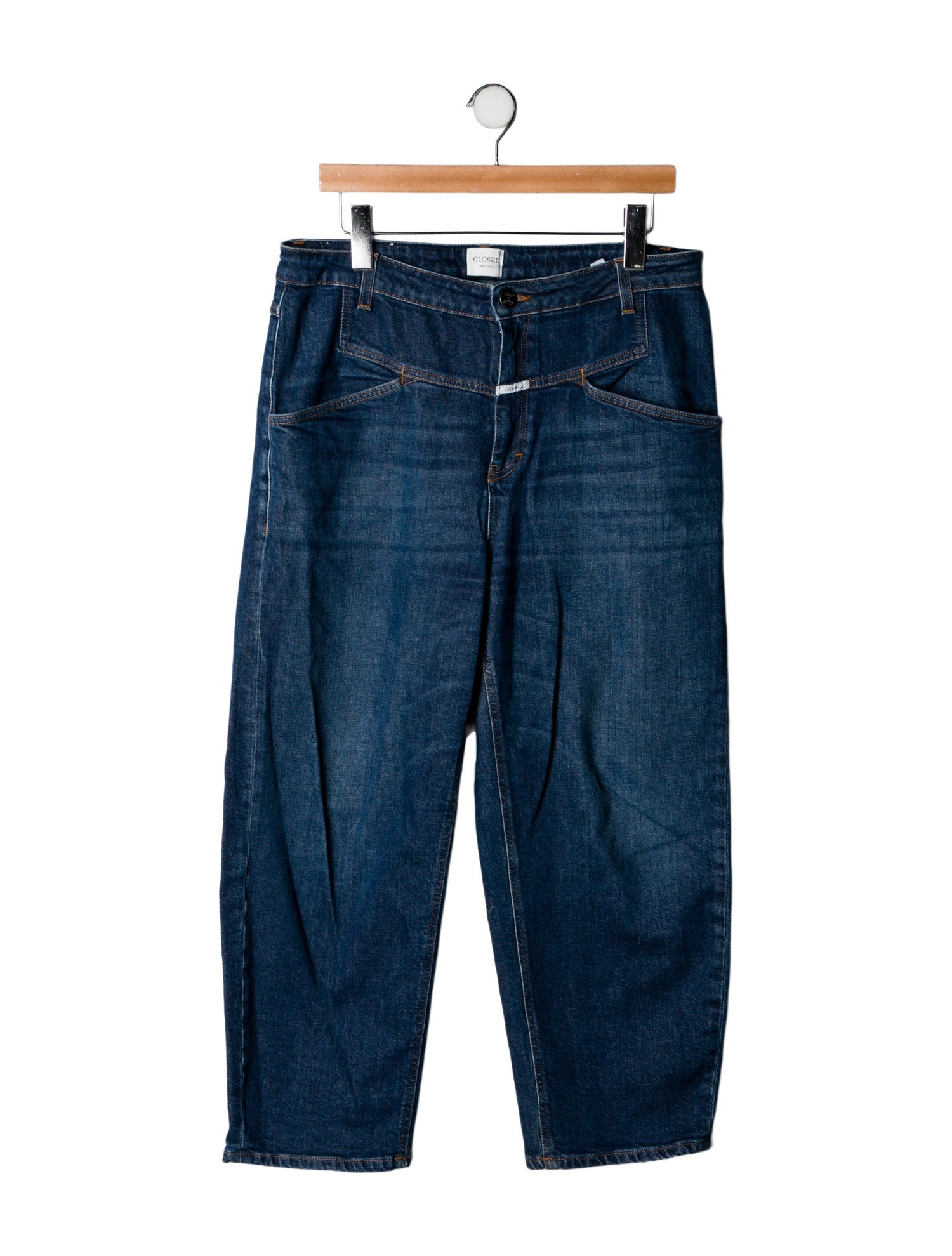 Closed High-Rise Straight Leg Jeans