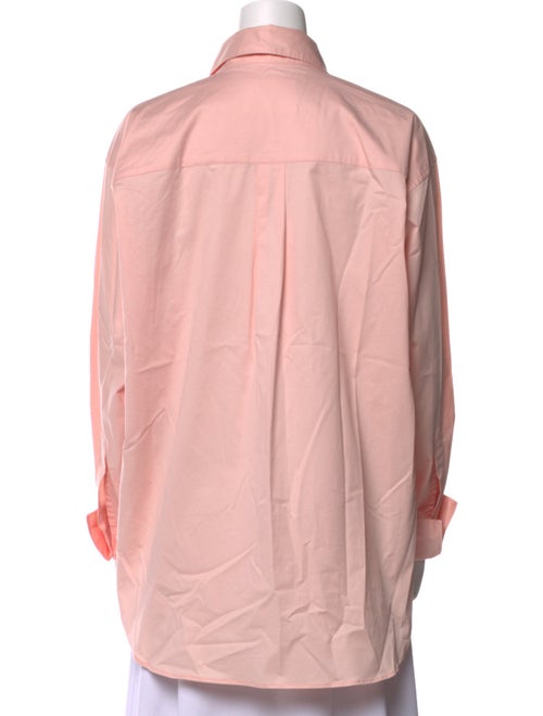 Closed Long Sleeve Button-Up Top