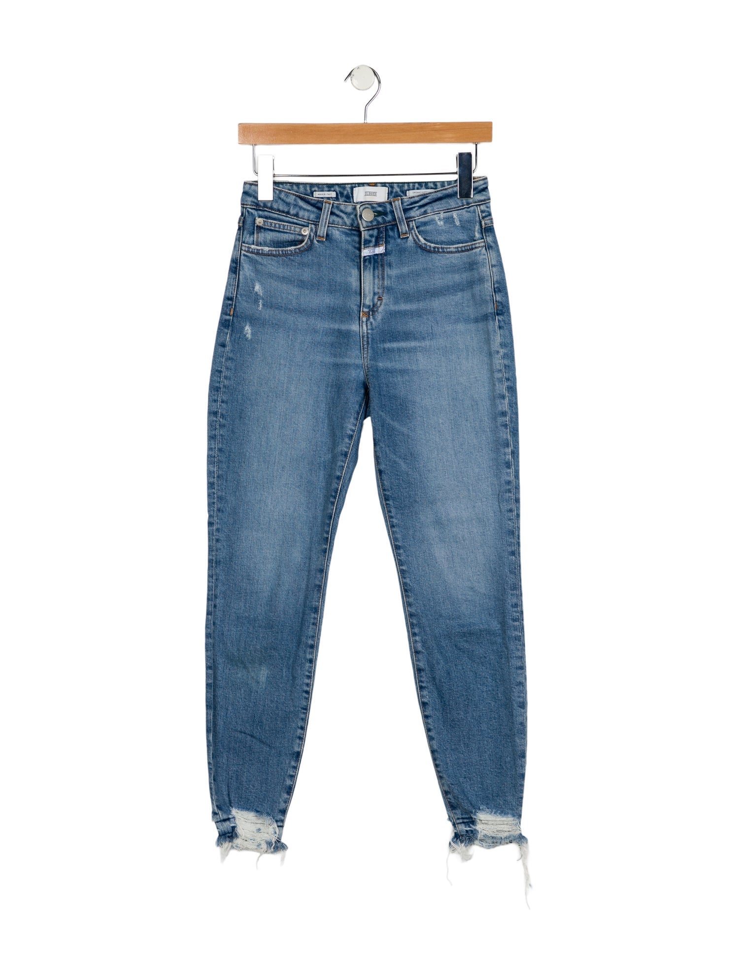 Closed Mid-Rise Straight Leg Jeans