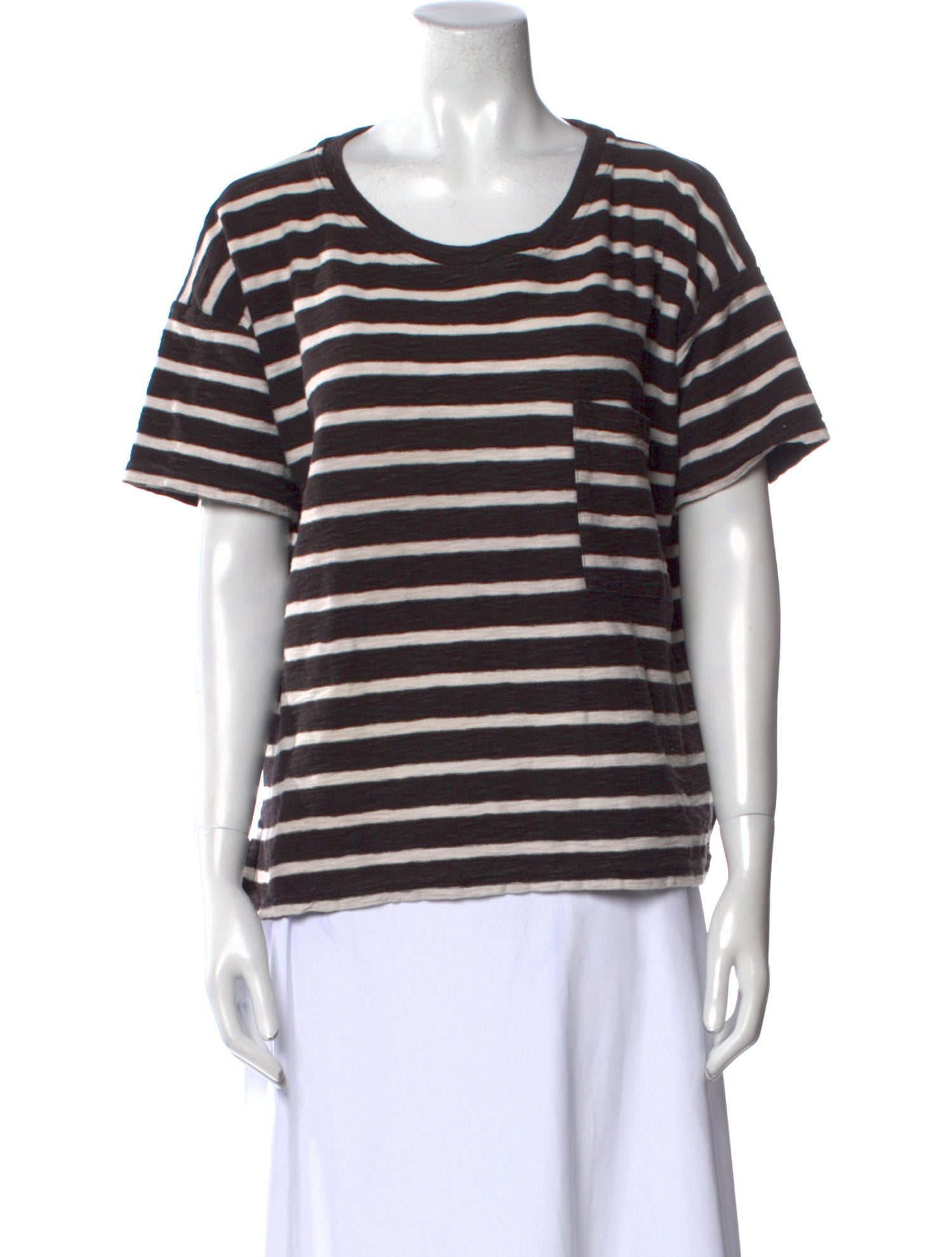 Closed Striped Scoop Neck T-Shirt