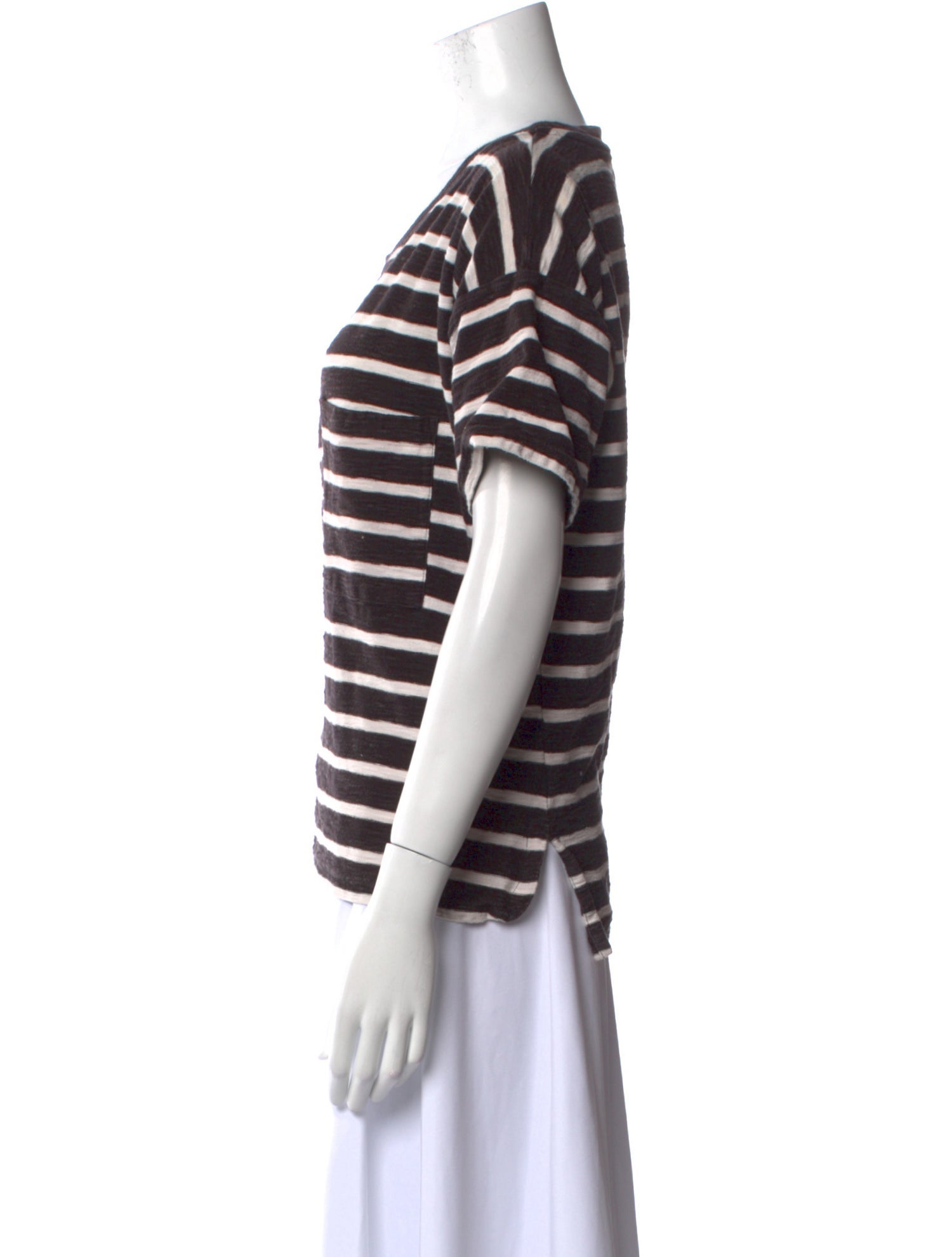 Closed Striped Scoop Neck T-Shirt