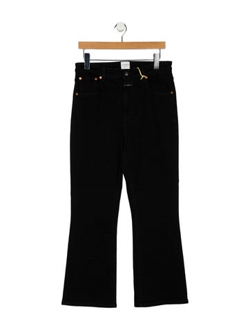 Pre-owned Closed High-rise Wide Leg Jeans W/ Tags In Black