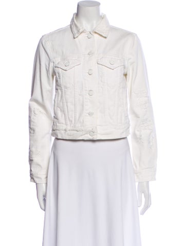 Pre-owned Closed Denim Jacket In White