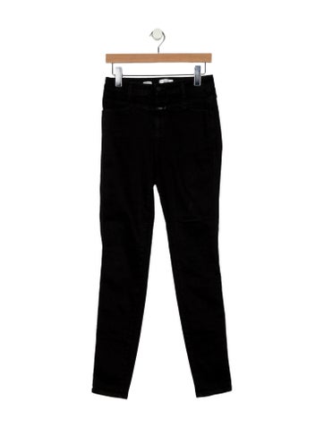 Pre-owned Closed Mid-rise Skinny Leg Jeans In Black