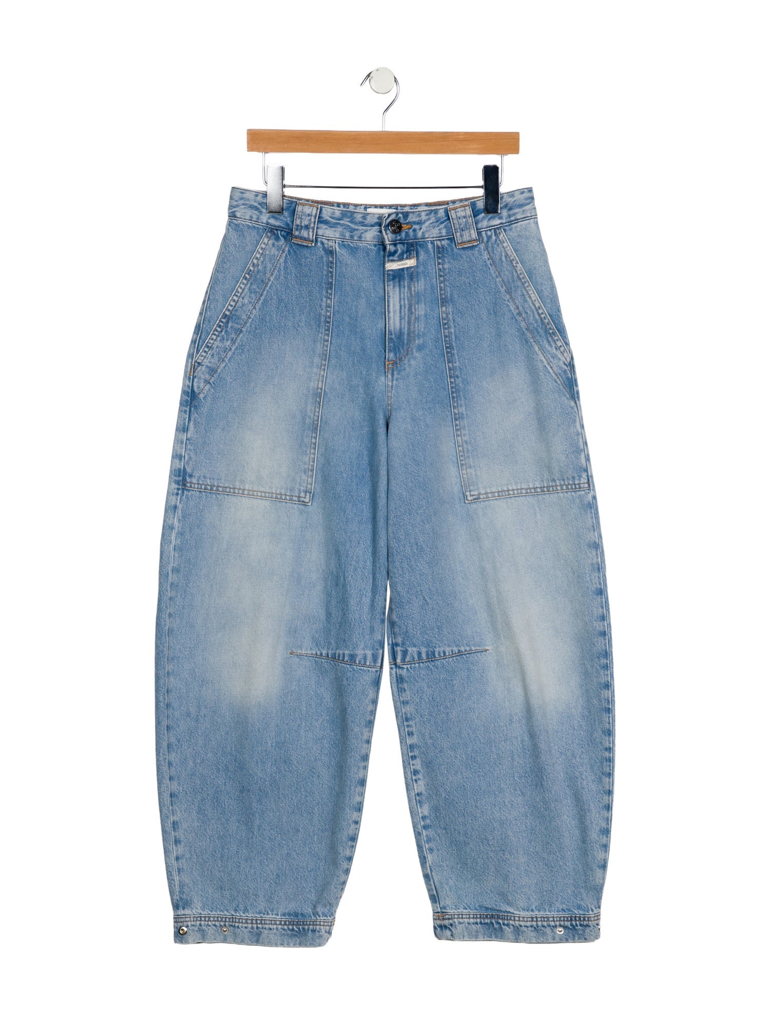 Closed High-Rise Straight Leg Jeans