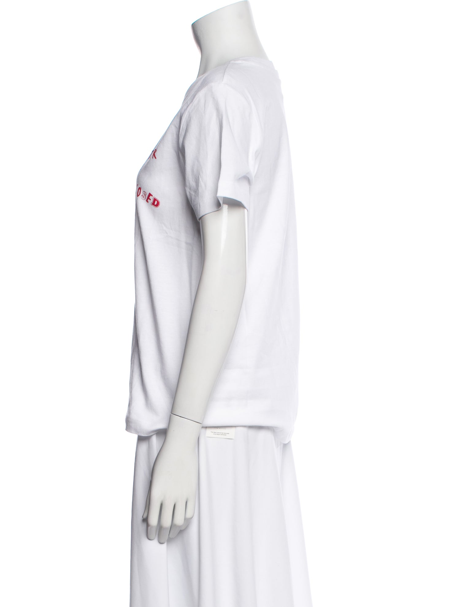 Closed Graphic Print Crew Neck T-Shirt w/ Tags