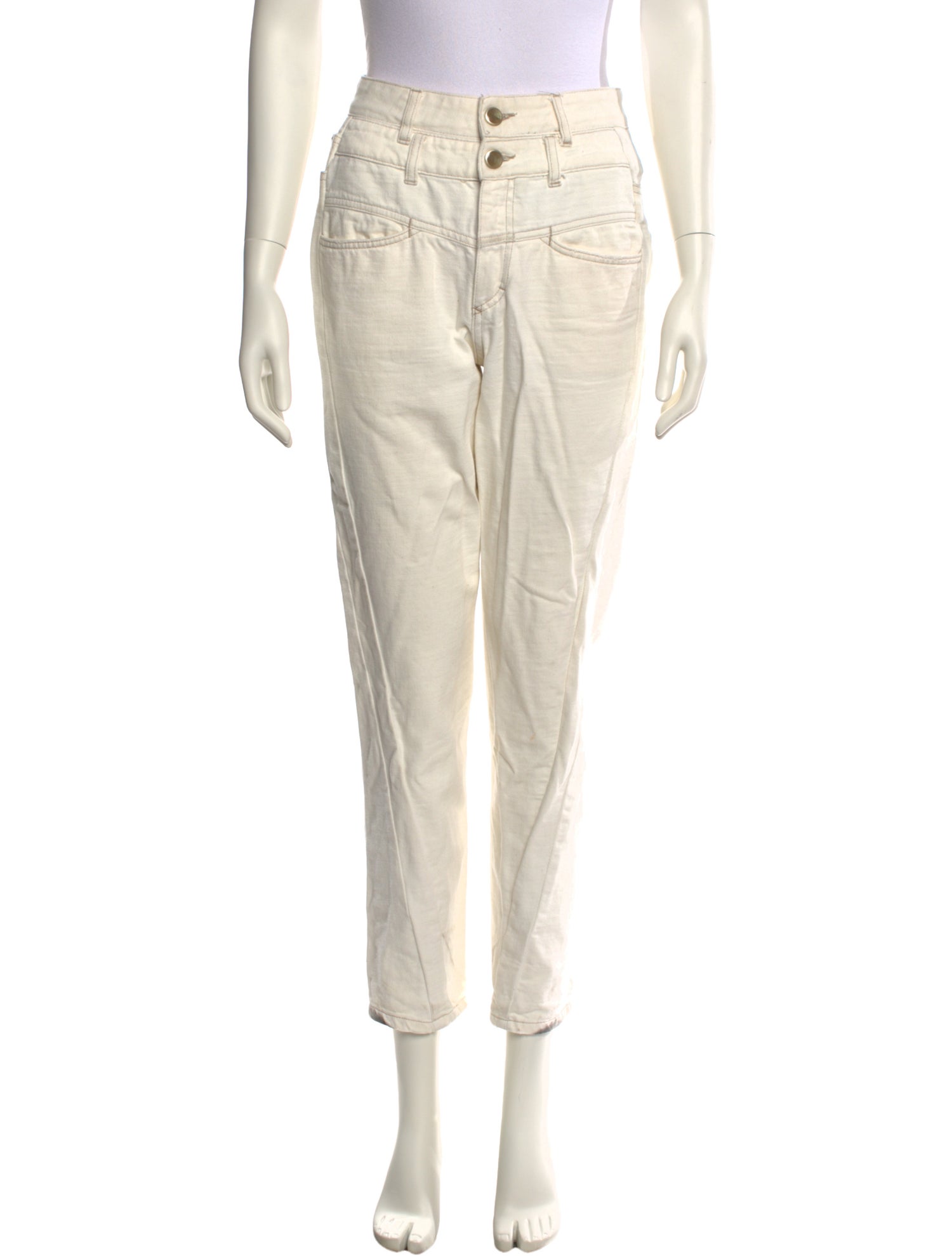 Closed High-Rise Straight Leg Jeans