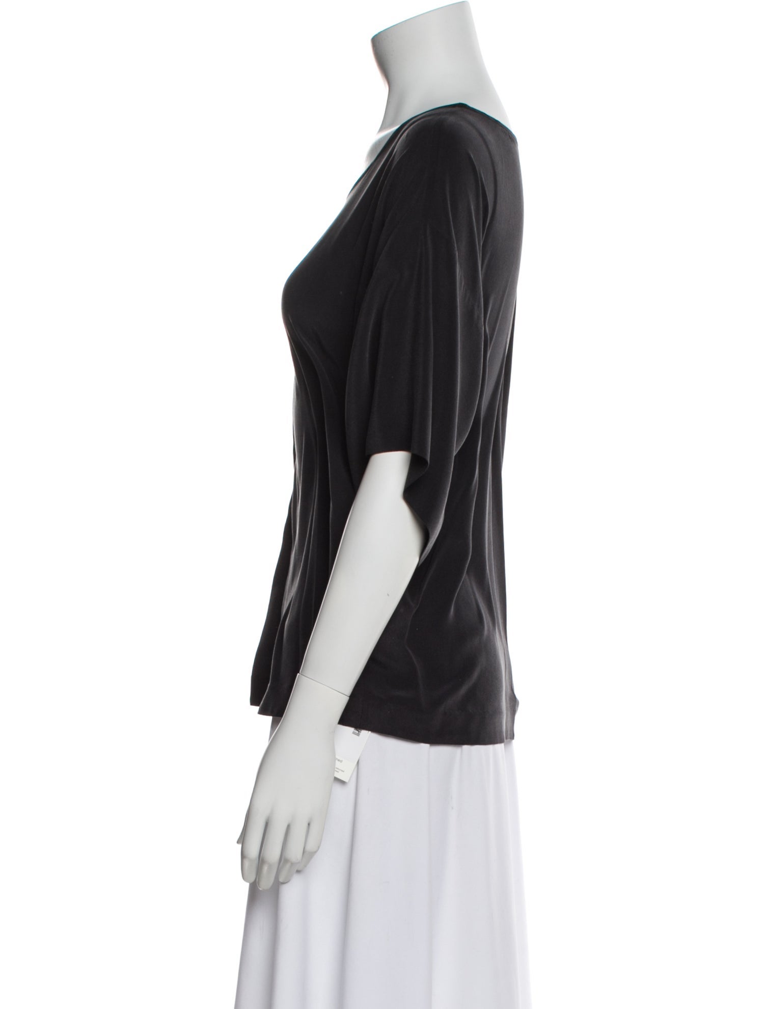 Closed Silk Scoop Neck T-Shirt