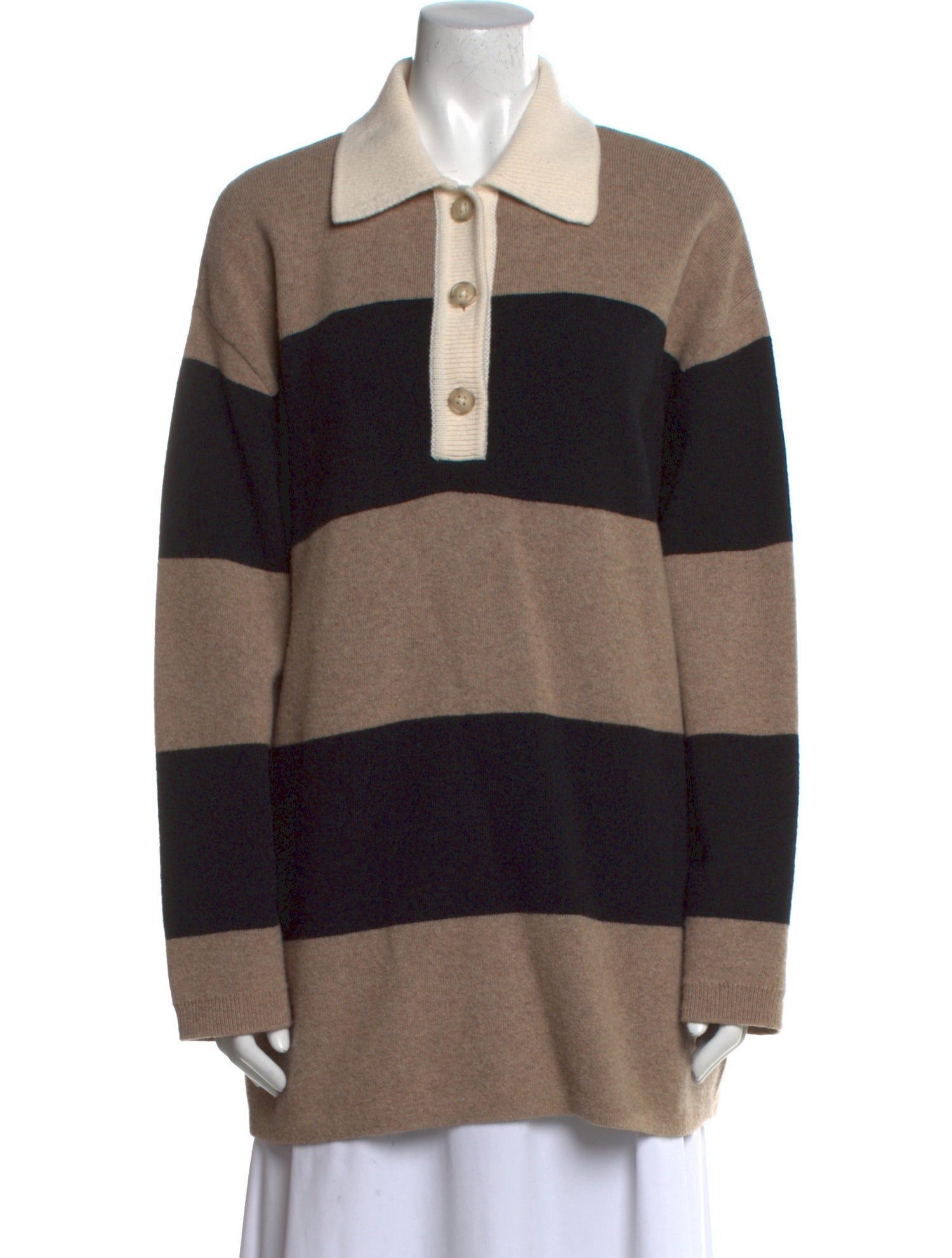 Closed Wool Striped Sweater