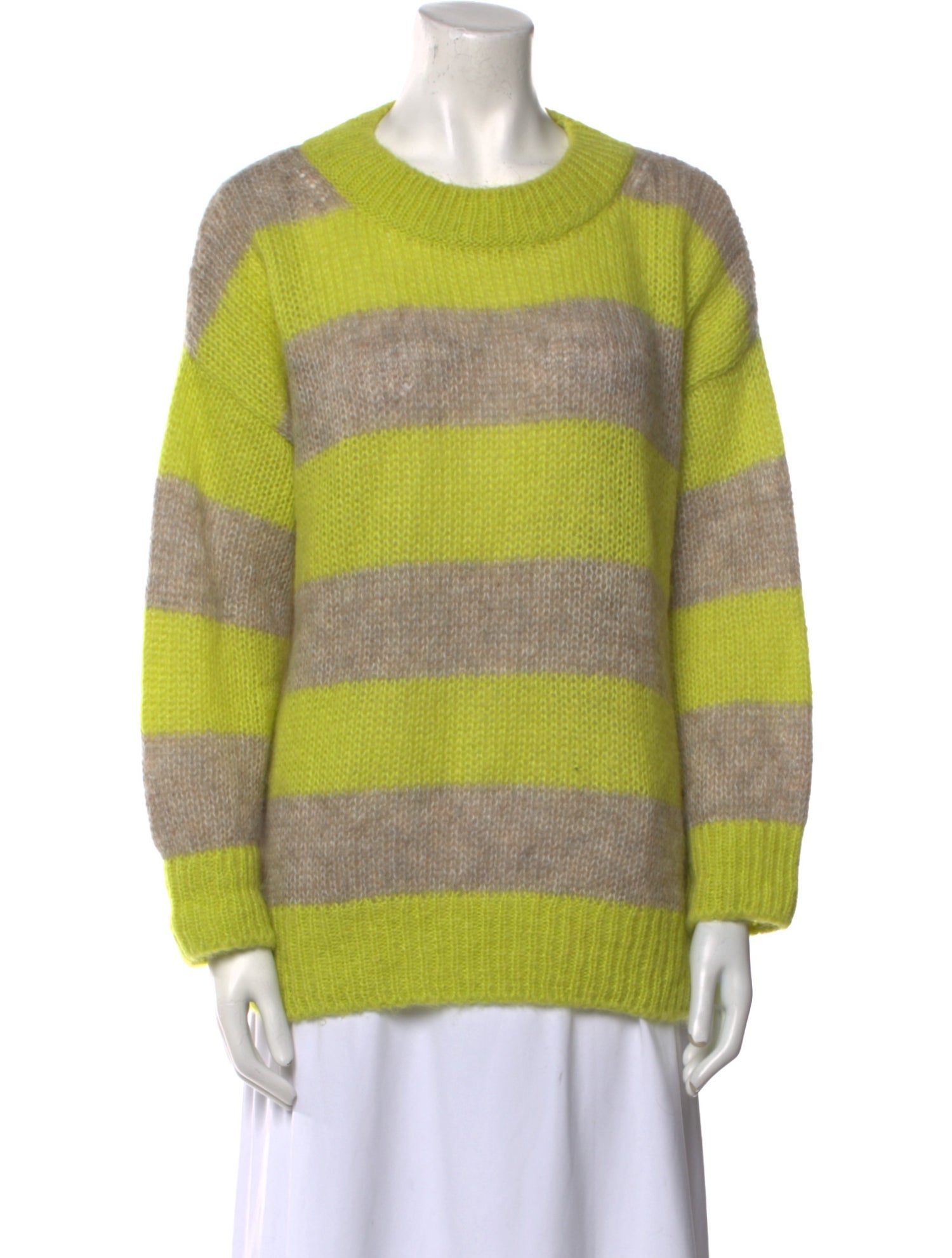 Closed Alpaca Striped Sweater