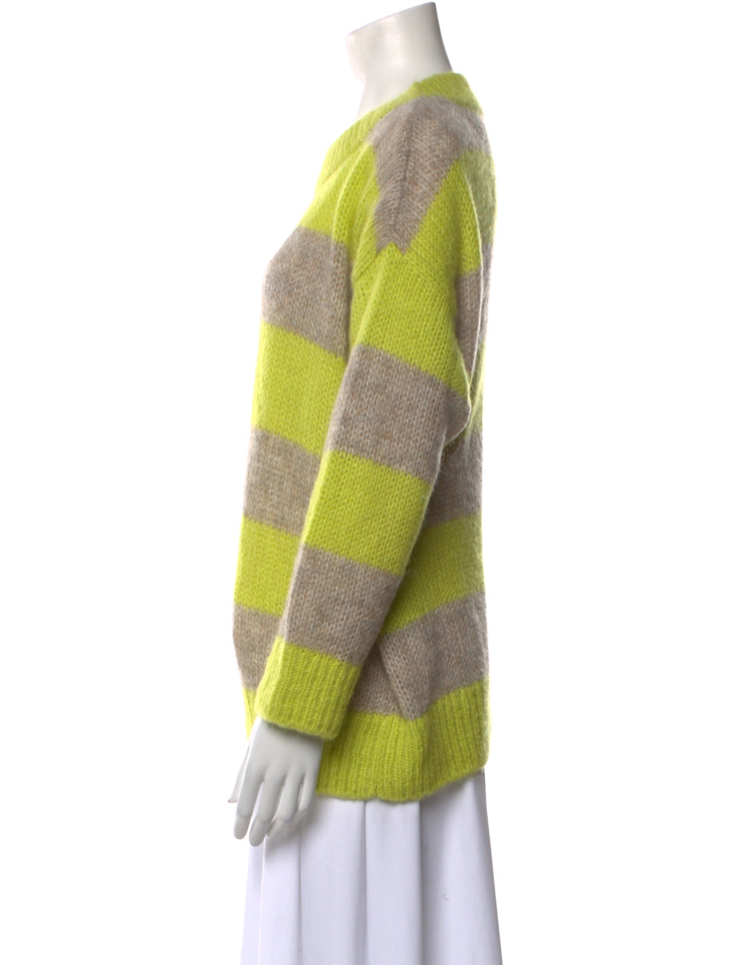 Closed Alpaca Striped Sweater