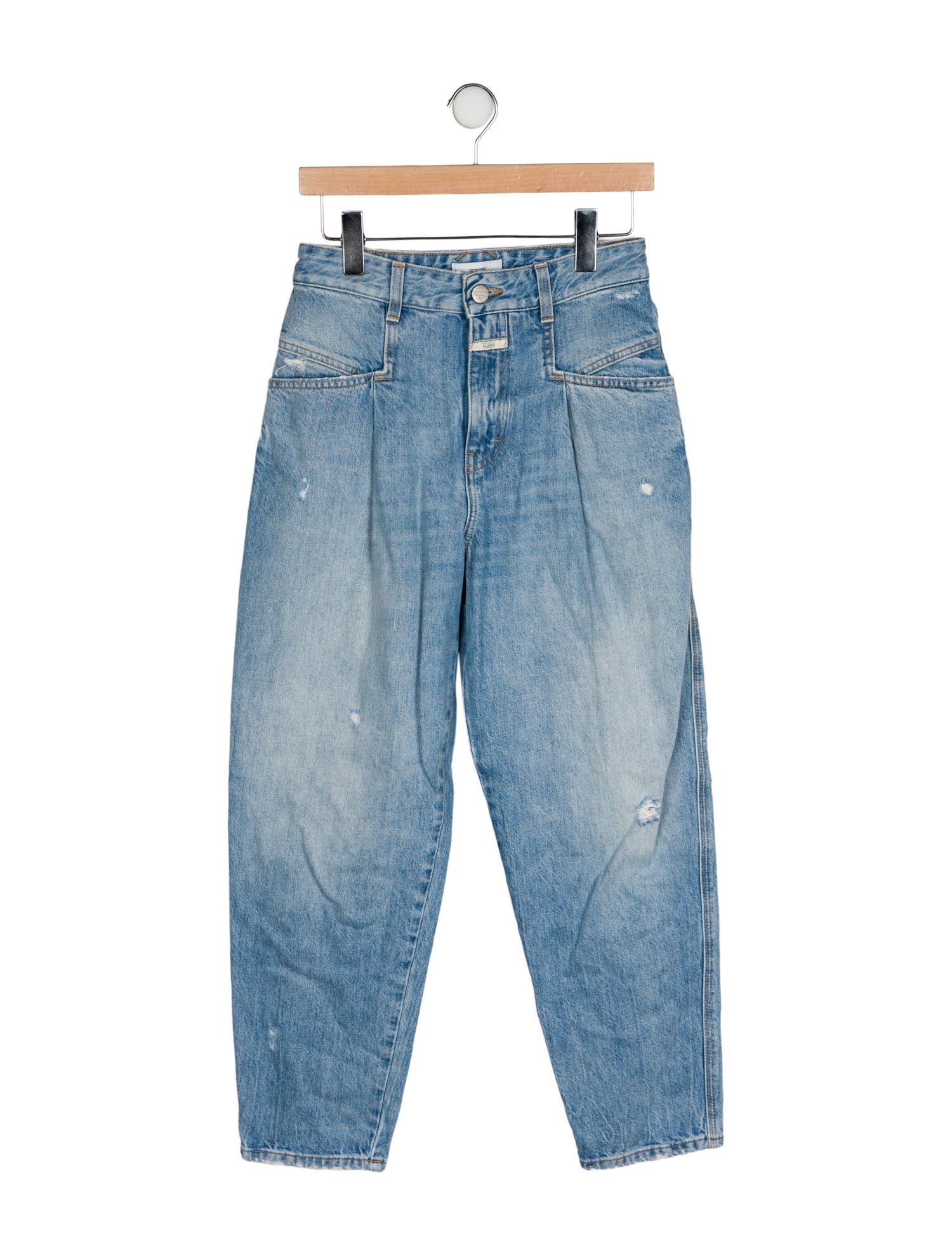 Closed High-Rise Straight Leg Jeans