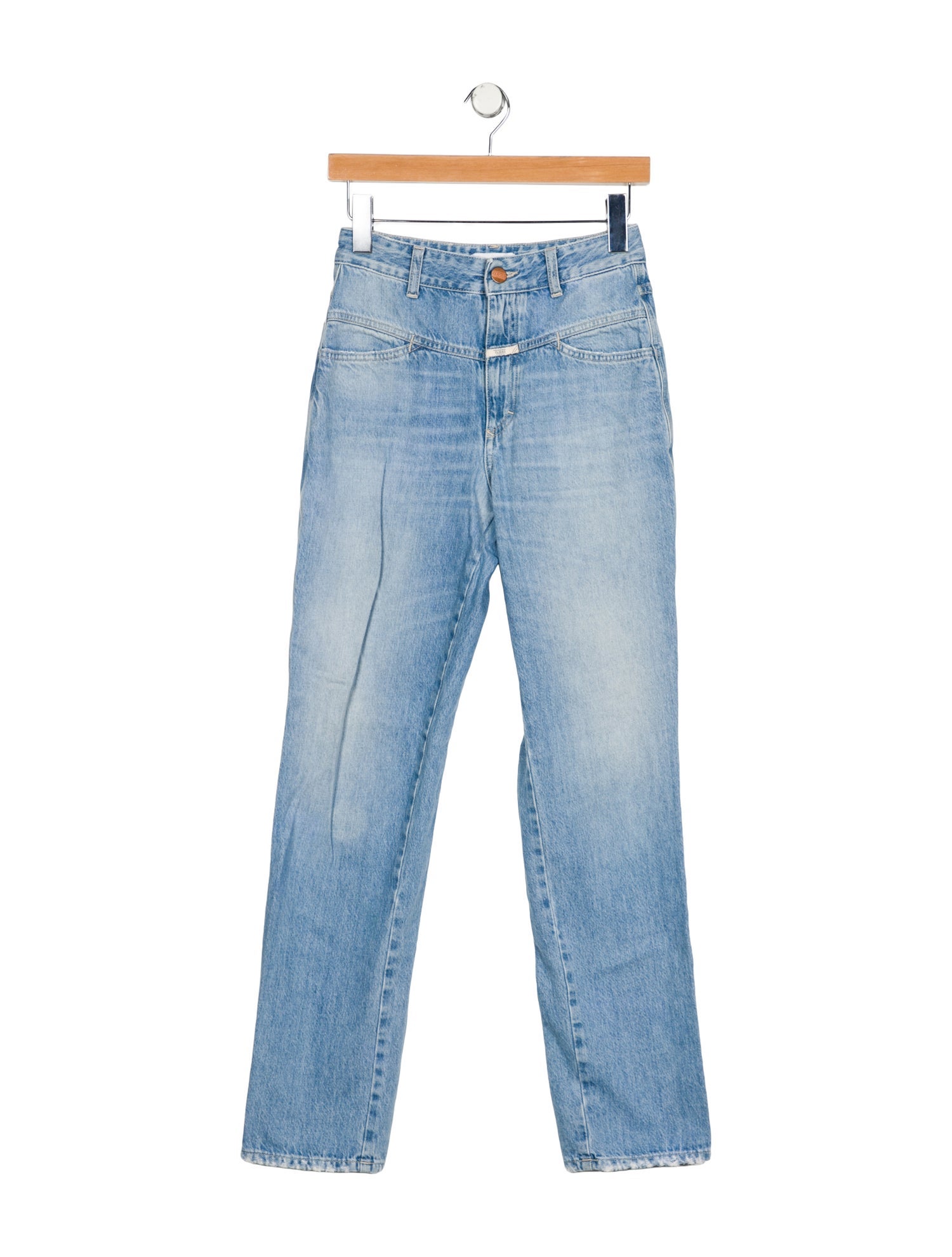 Closed High-Rise Straight Leg Jeans