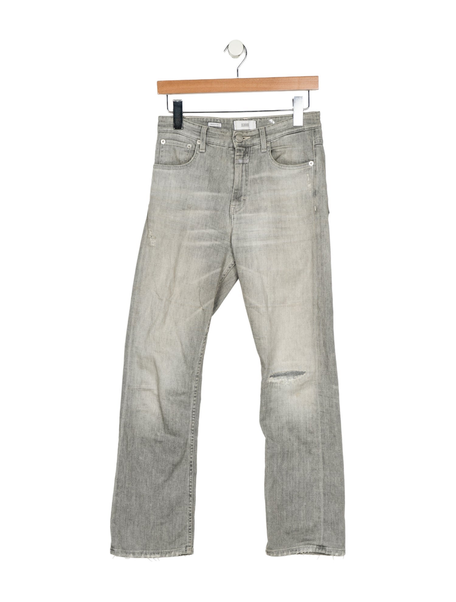 Closed High-Rise Straight Leg Jeans