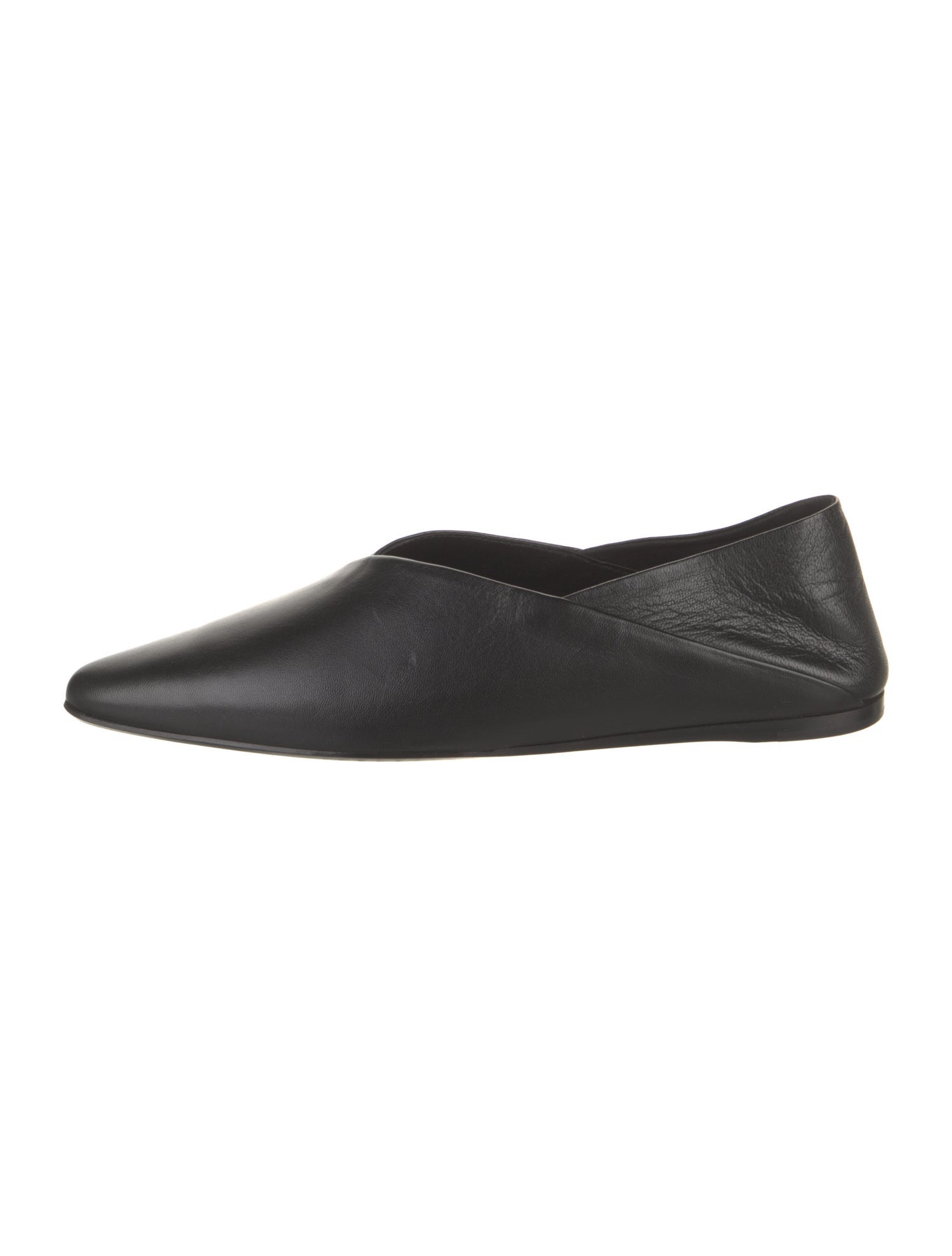 Closed Leather Ballet Flats