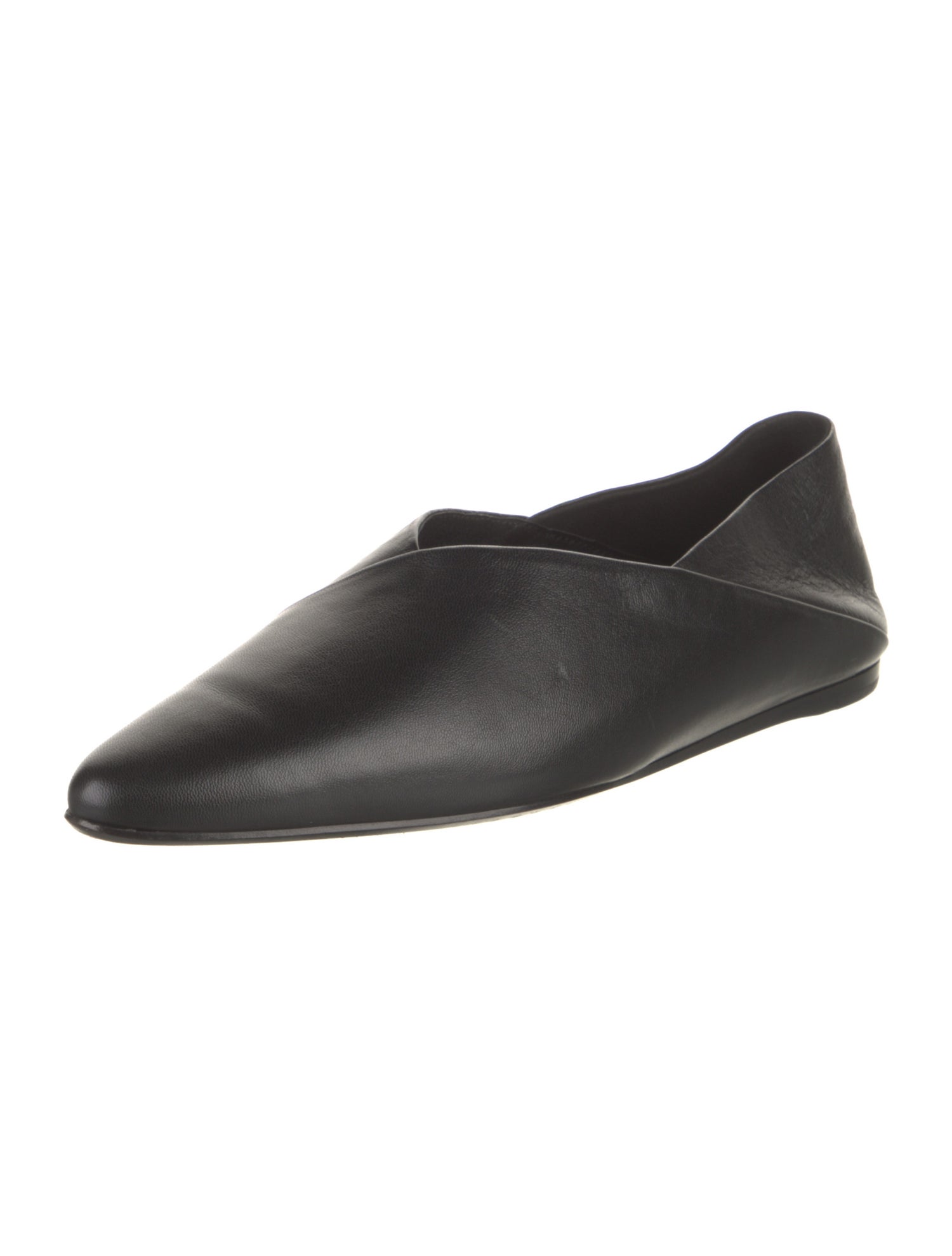 Closed Leather Ballet Flats