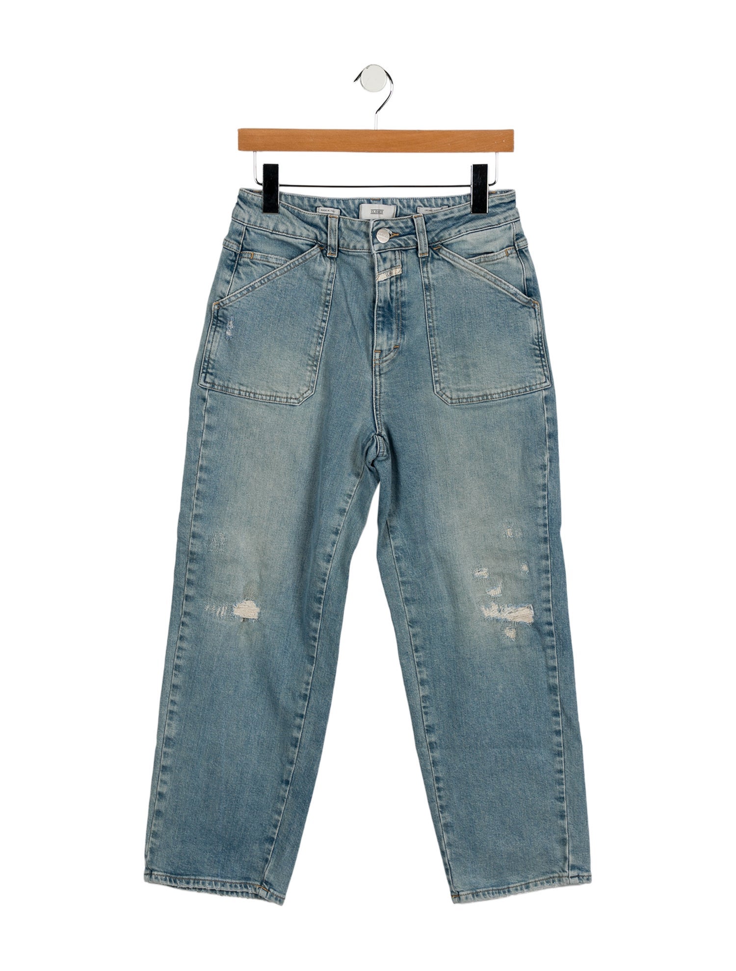 Closed Mid-Rise Straight Leg Jeans
