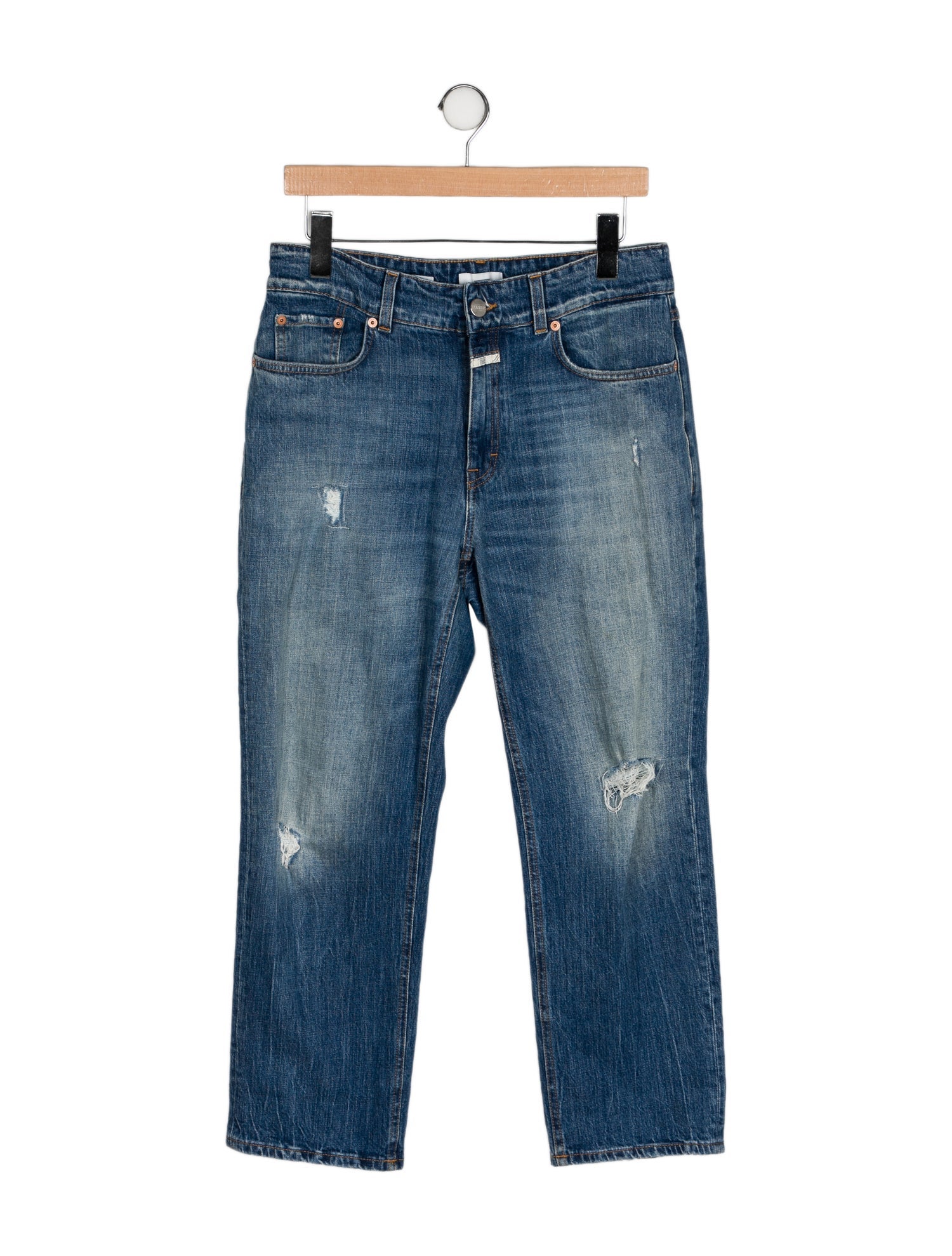 Closed Mid-Rise Straight Leg Jeans