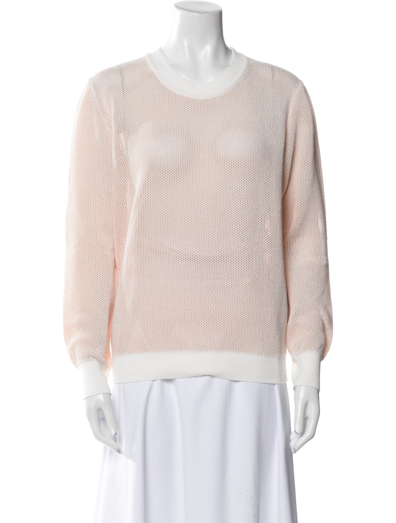 Closed Crew Neck Long Sleeve Sweatshirt