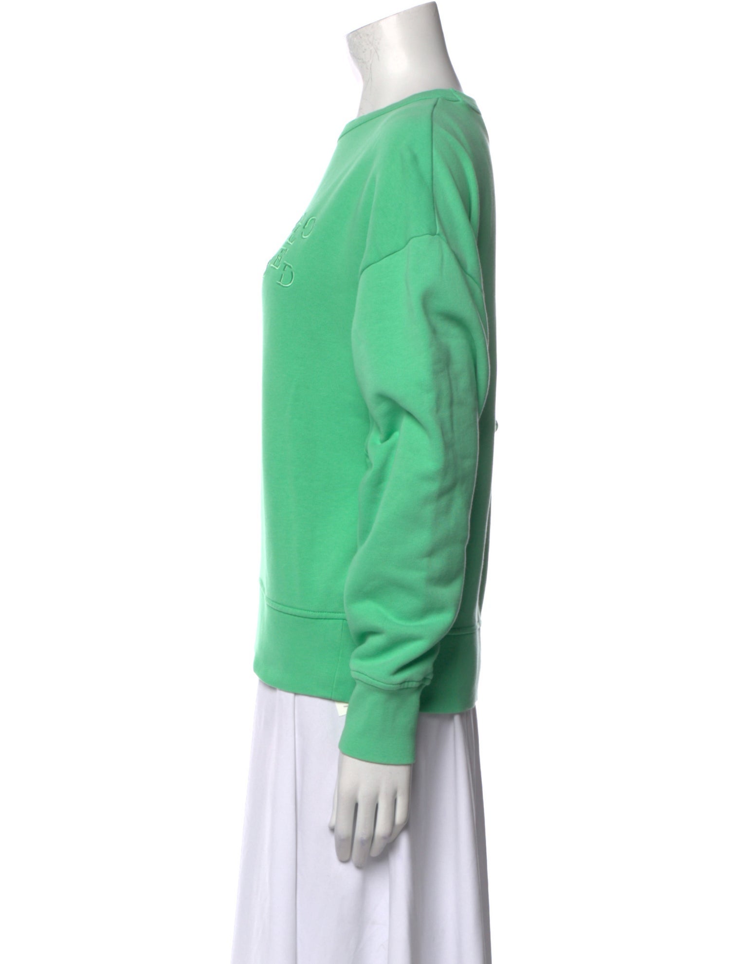 Closed Crew Neck Long Sleeve Sweatshirt