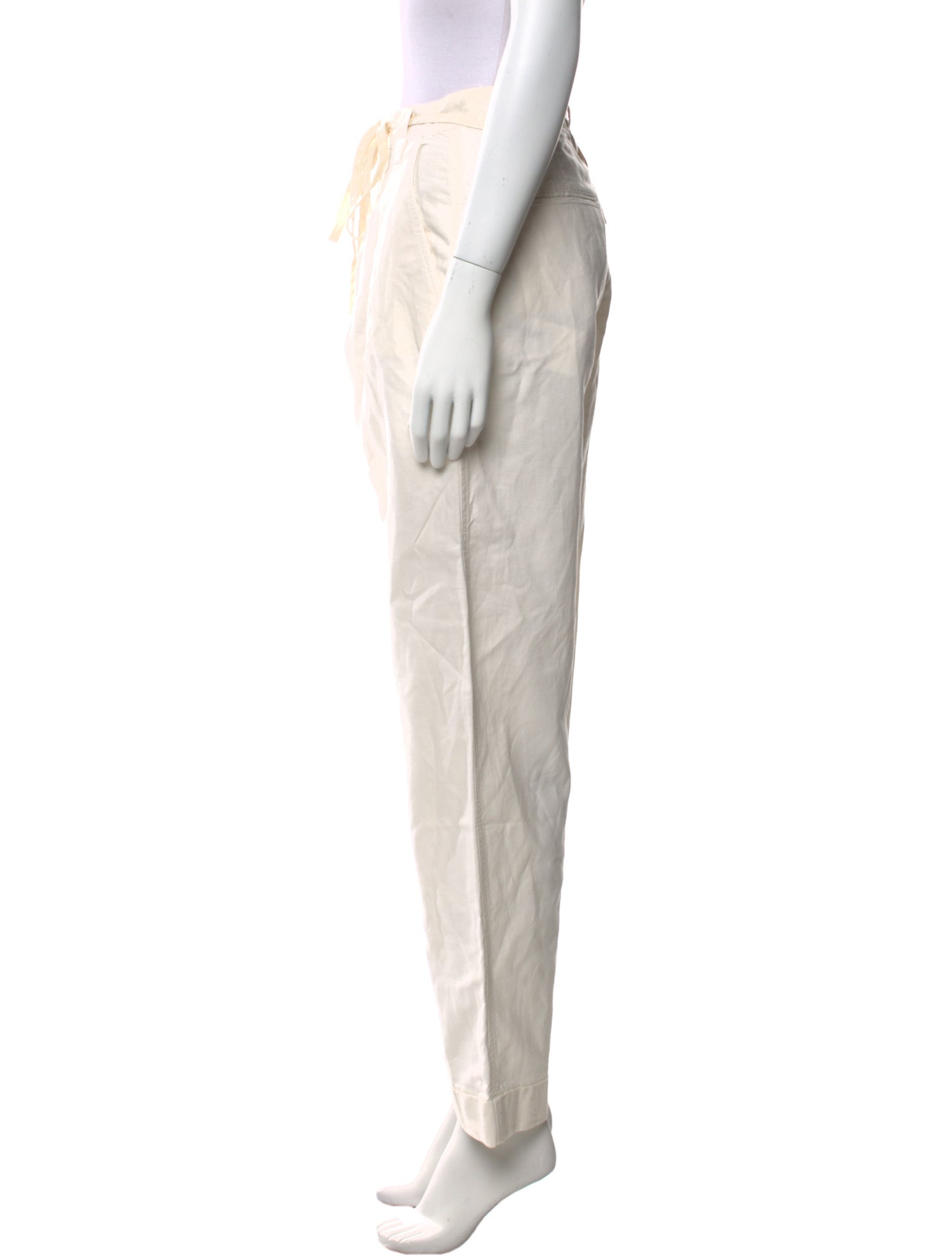Closed Linen Straight Leg Pants