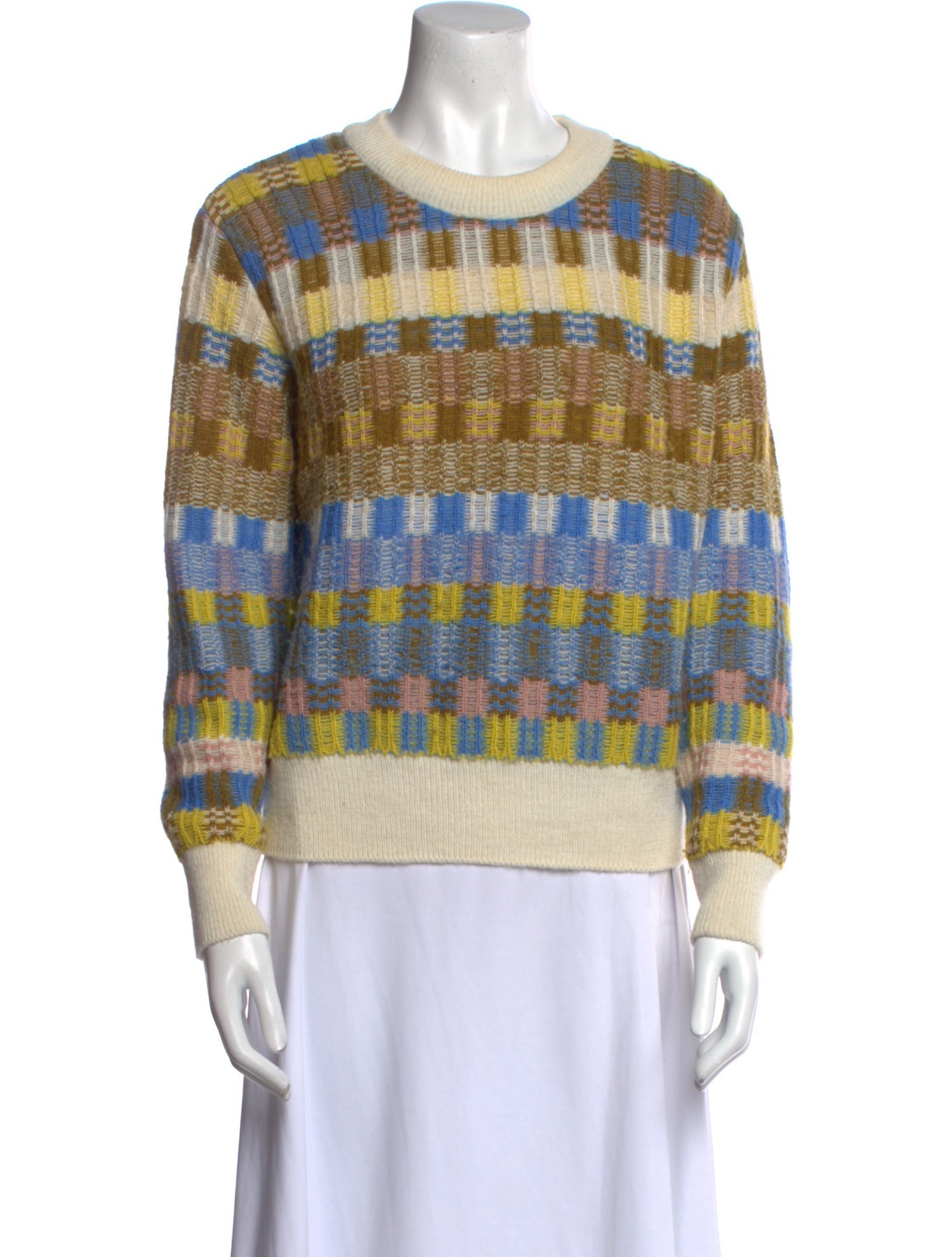 Closed Printed Crew Neck Sweater