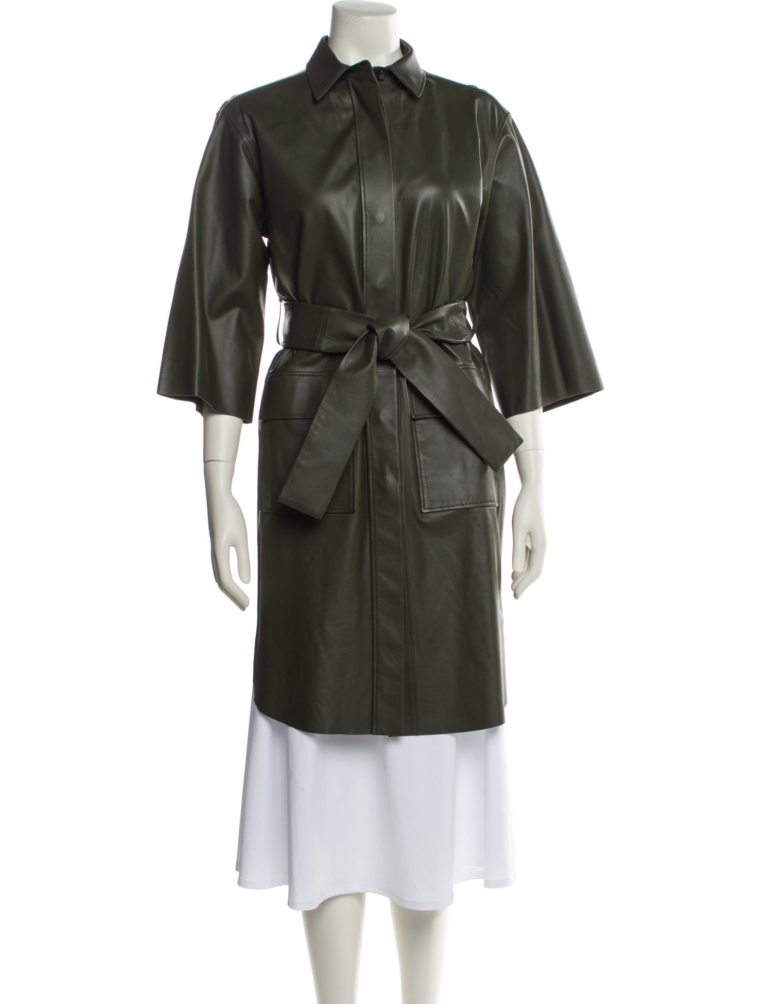 Closed Lamb Leather Trench Coat w/ Tags