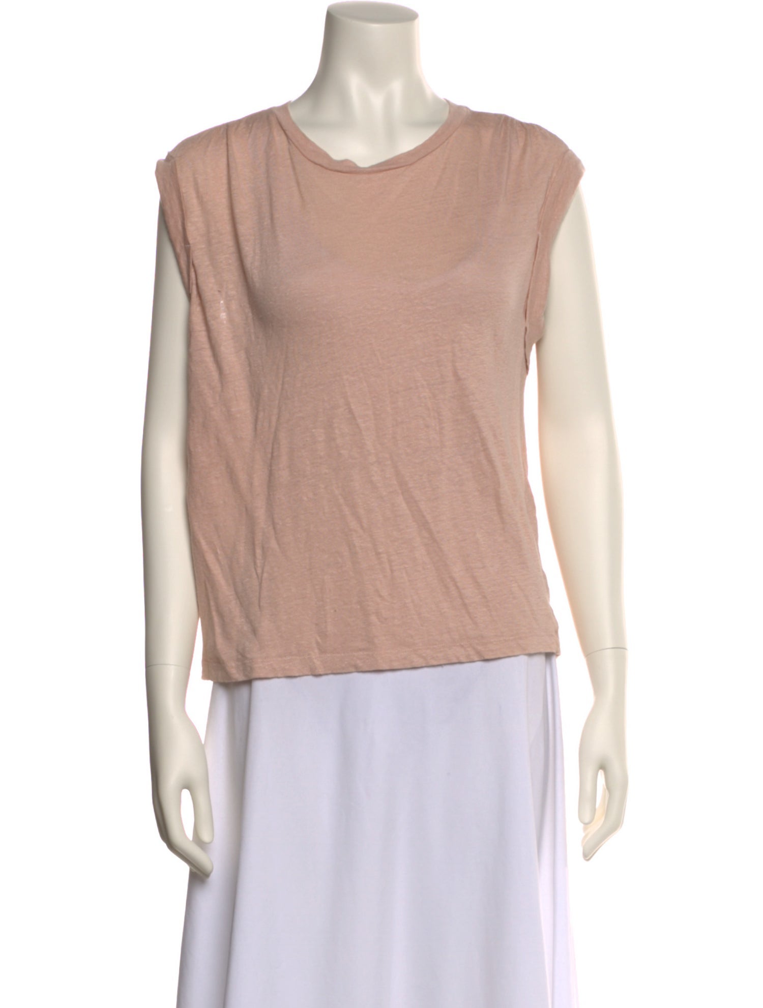 Closed Linen Crew Neck Top