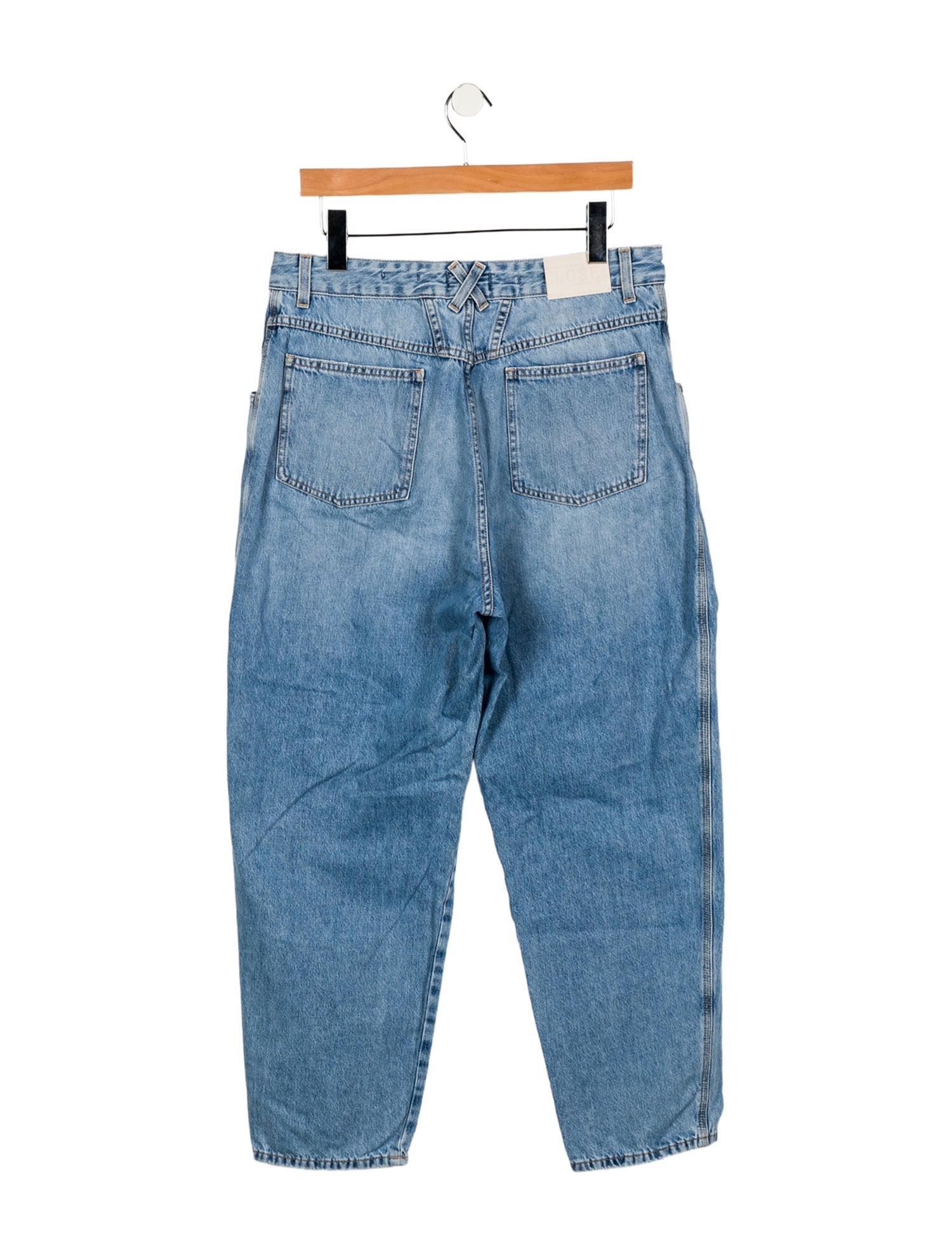 Closed High-Rise Straight Leg Jeans