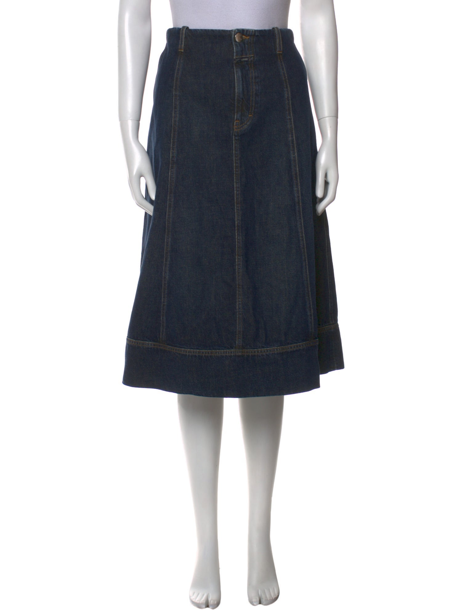 Closed Knee-Length Skirt