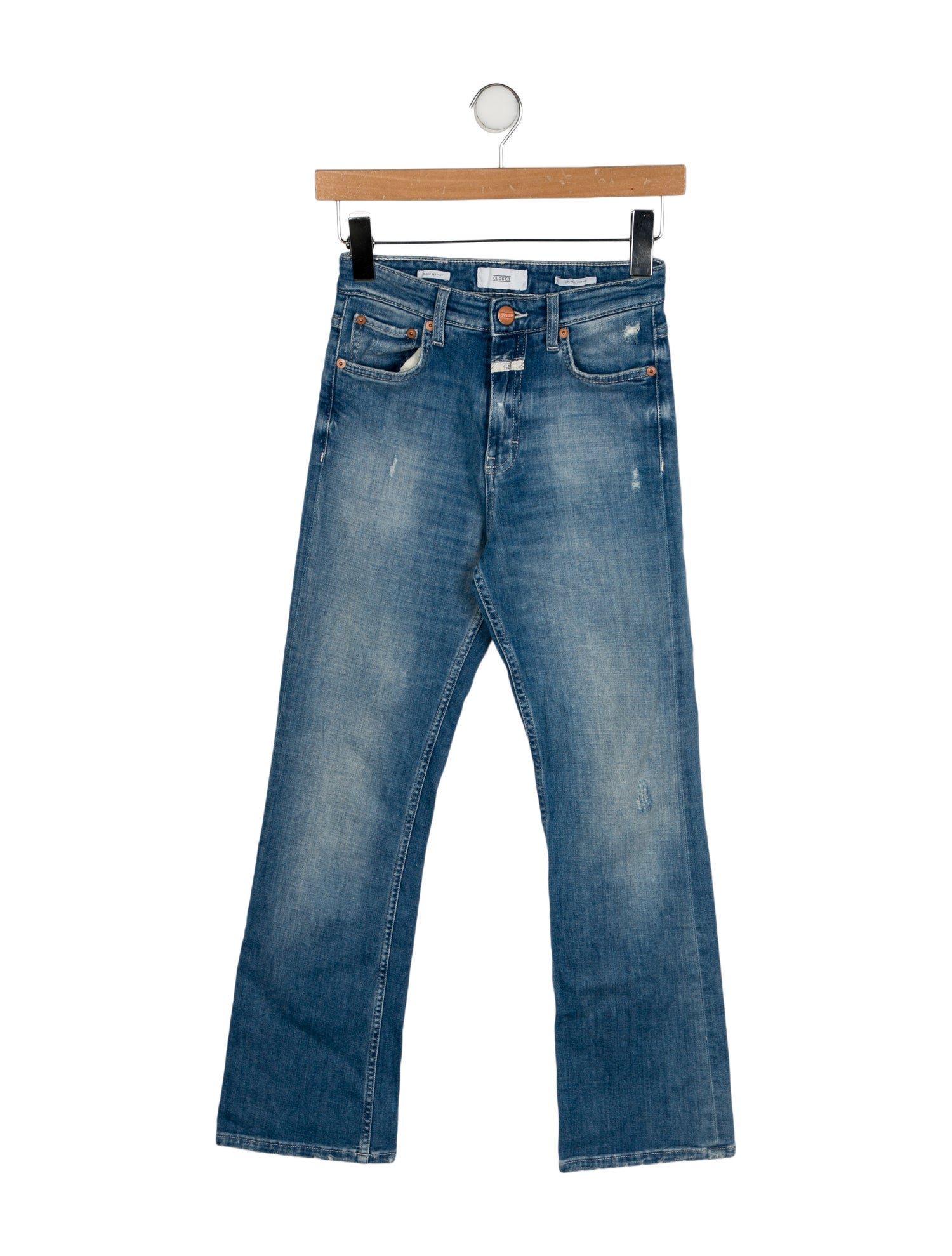 Closed Mid-Rise Straight Leg Jeans