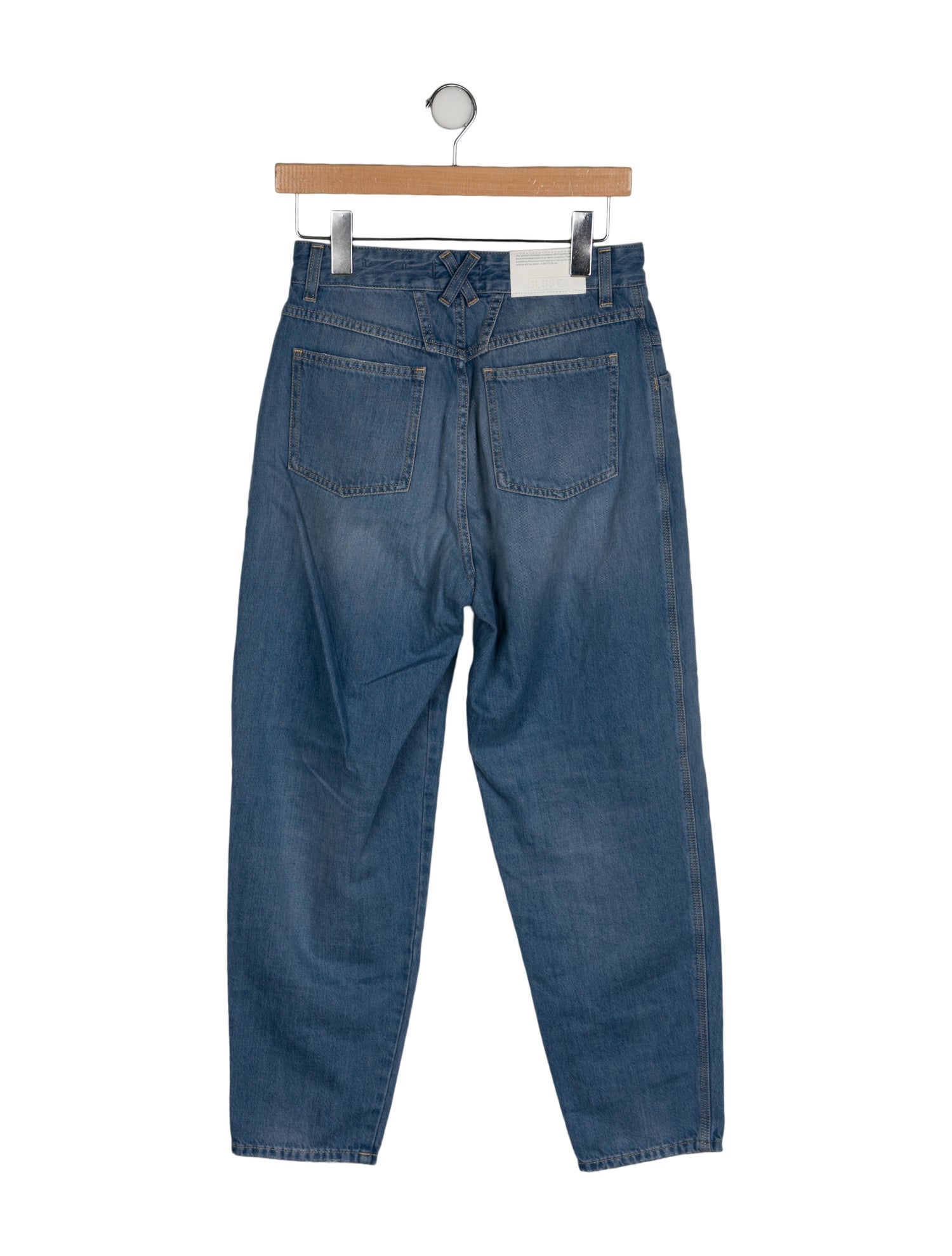 Closed High-Rise Straight Leg Jeans