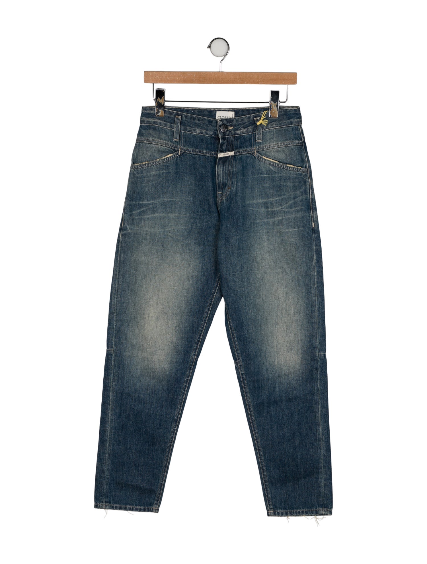 Closed High-Rise Straight Leg Jeans
